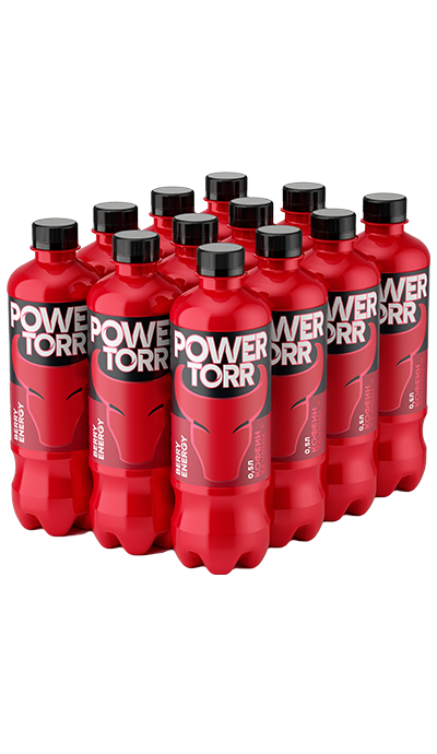 Энергетический напиток Power Torr Red, 0,5 л, 12 шт